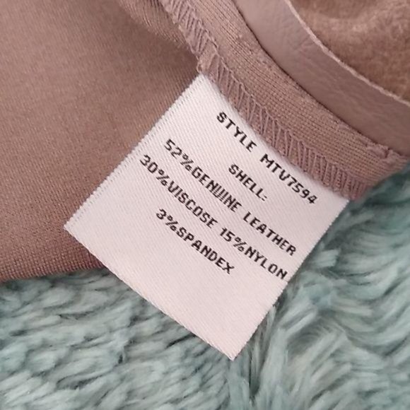 Los Angeles Leather Vest sleeveless Brown NWT - Picture 8 of 8